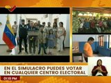 Vpdte. del CNE ejerce su voto en la UEN Francisco Pimentel en pro del Simulacro electoral