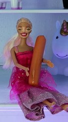 DIY Barbie Tasty Hot Dog ð­ #shorts