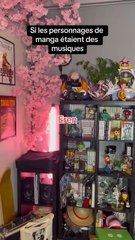 Les personnages d’animé en musique