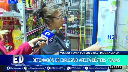 Detonación de explosivo en Independencia:  nuevos detalles sobre el atentado