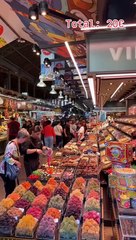 Un estadounidense revela todo lo que ha comprado en Barcelona con solo 20 euros