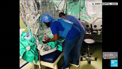 'The number of premature babies born in Gaza has increased since the conflict began'