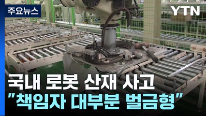 국내 로봇 산재로 한해 3명꼴 사망..."대부분 벌금형" 법적 책임 허술 / YTN
