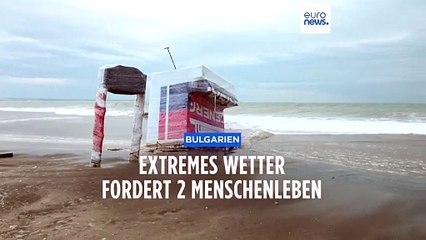 "Bleiben Sie zu Hause": Sturm und Schnee in Bulgarien