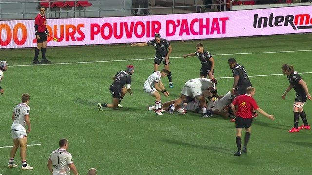 TOP 14 - Essai de Jordan TAUFUA (LOU) - Oyonnax Rugby - LOU Rugby