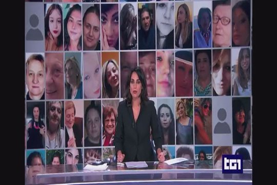Giulia Cecchettin, Tg1 ricorda le vittime di femminicidio