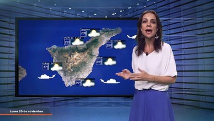 La previsión del tiempo en Canarias para el 20 de noviembre de 2023, en Atlántico Televisión.