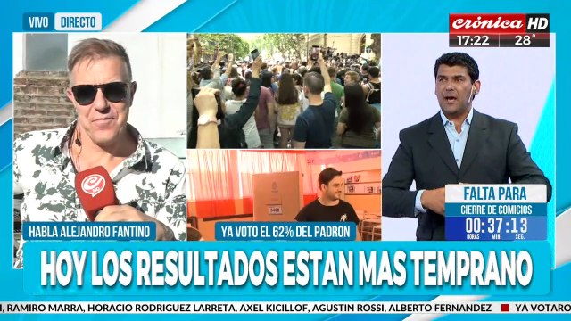 Fantino: Estamos muy acelerados, pero el martes seguirá todo igual