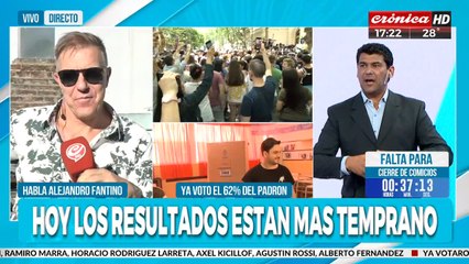 Fantino: "Estamos muy acelerados, pero el martes seguirá todo igual"