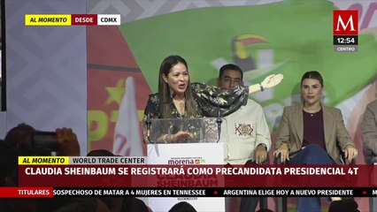 "México tendrá su primera presidenta": Dirigente del PVEM durante registro de Sheinbaum