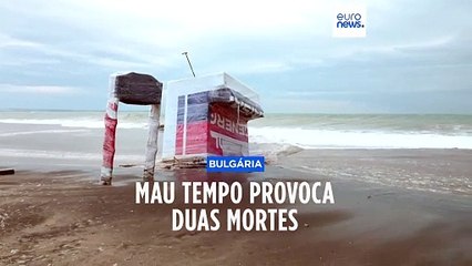 Mau tempo provoca duas mortes na Bulgária