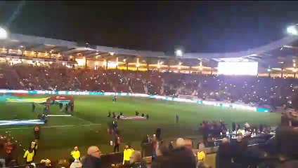 Scotland v Norway Hampden light show