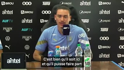 Uruguay - Darwin Nunez : "Luis Suarez est très important pour ce groupe"