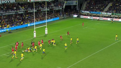 TOP 14 - Essai de Killian TIXERONT (ASM) - ASM Clermont - RC Toulon
