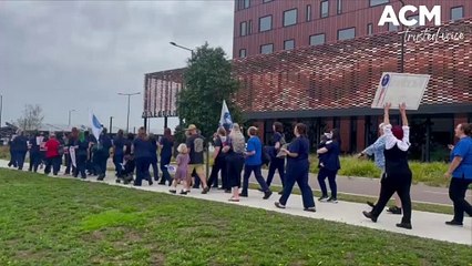 Nurses Rally at Maitland Hospital