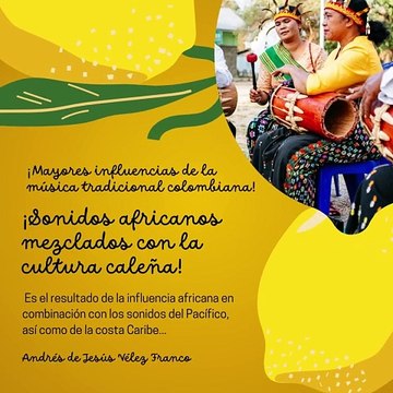 -ANDRÉS DE JESÚS VÉLEZ FRANCO- MAYORES INFLUENCIAS DE LA MÚSICA COLOMBIANA (PARTE 1) (@AndresdeJesus90)