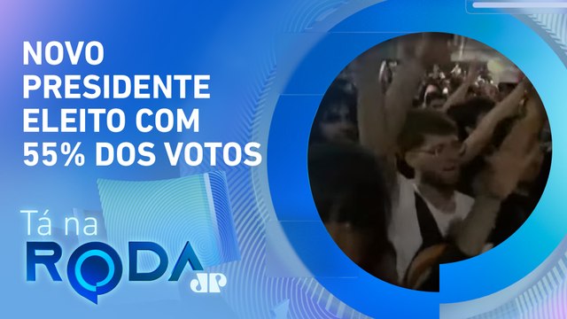 Apoiadores vão às ruas COMEMORAR vitória de JAVIER MILEI na ARGENTINA | TÁ NA RODA
