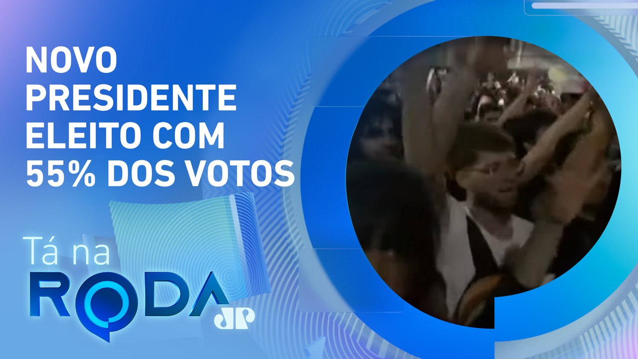 Apoiadores vão às ruas COMEMORAR vitória de JAVIER MILEI na ARGENTINA | TÁ NA RODA