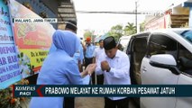 Menhan Prabowo Subianto Melayat ke Rumah Korban Pesawat TNI AU yang Jatuh!