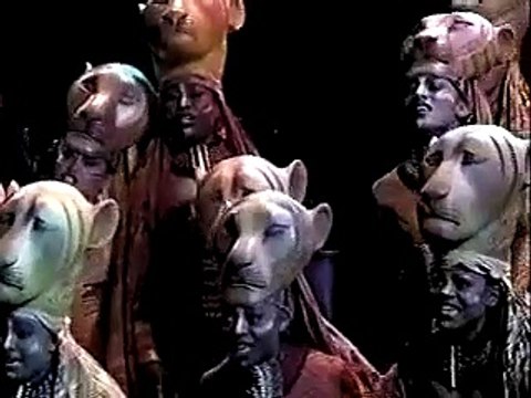 Lion King cast performs 'Shadowland' on Letterman