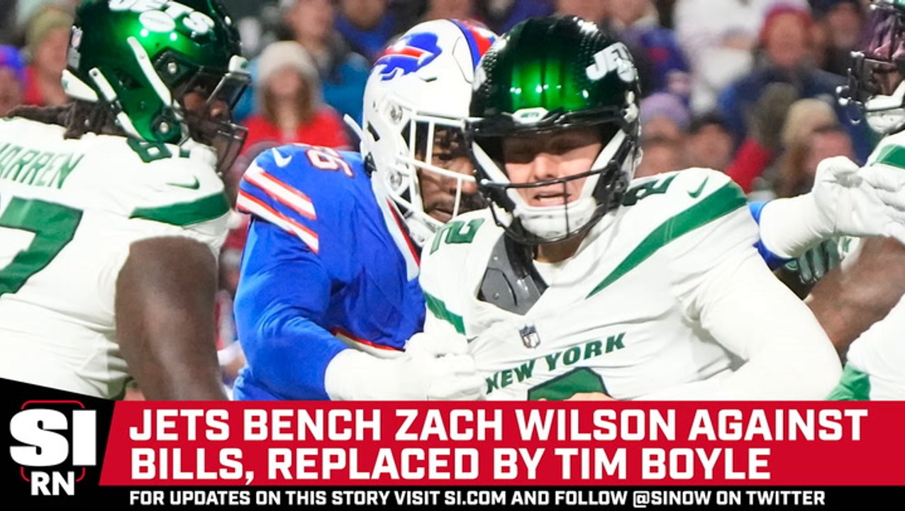 Jets Bench QB Zach Wilson Against Bills