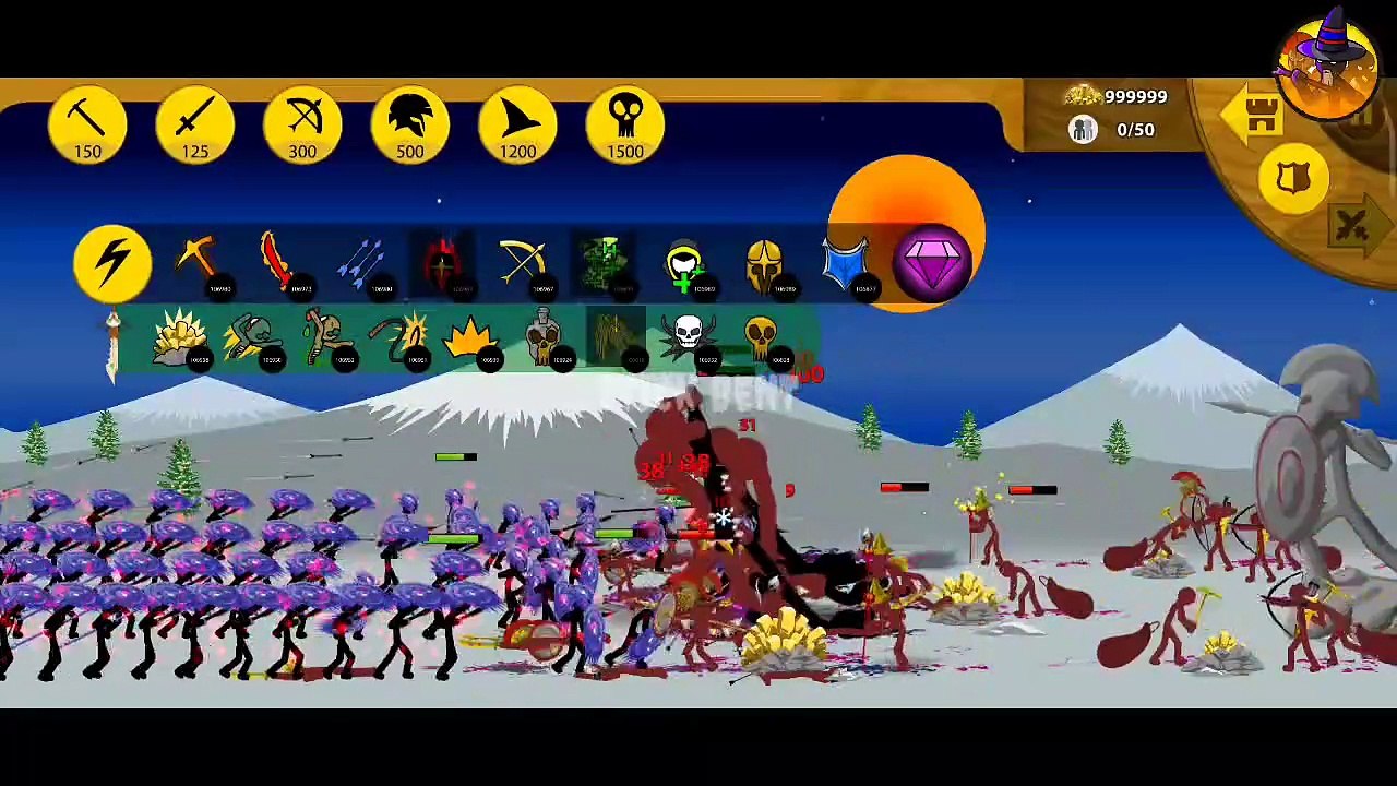 MINER GOLD RAID HEAD KITCHU ARCHIDON | STICK WAR LEGACY | STICK BENT