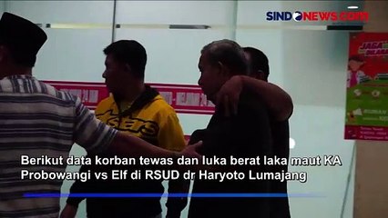 Kecelakaan Minibus vs KA Probowangi di Lumajang, Ini Daftar 11 Korban Tewas dan Luka Berat