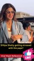 Shilpa Shetty getting stressed with the paps