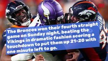 Russell Wilson Leads Broncos to Dramatic Comeback Against Vikings