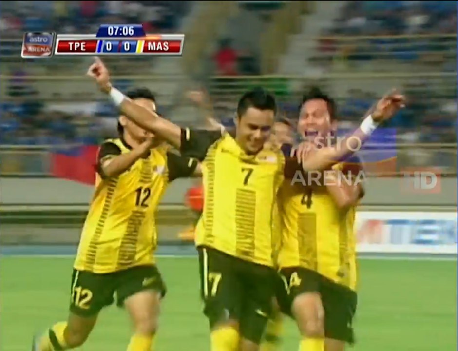Imbas Kembali: Kelayakan Piala Dunia 2014 Chinese Taipei 3 - 2 Malaysia
