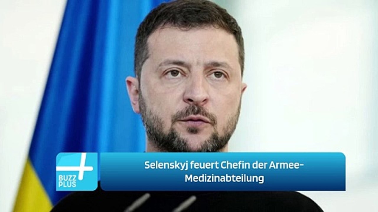 Selenskyj feuert Chefin der Armee-Medizinabteilung