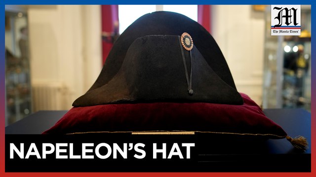 Napoleon's worn hat sells for $2.1 million at auction