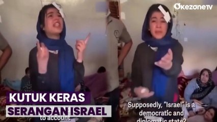 Download Video: Momen Pilu Gadis Palestina Kutuk Serangan Israel yang Tewaskan Keluarganya