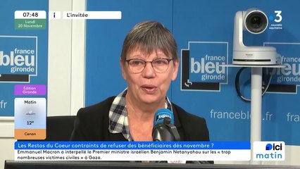 Françoise Casadebaig, présidente des Restos du cœur en Gironde