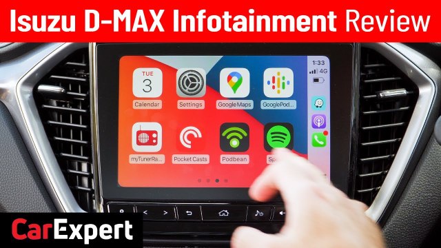 2021 Isuzu D-Max infotainment review: Wireless Apple CarPlay & Android Auto