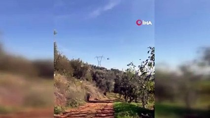 Bursa'da yüksek gerilim hatlarının bakımı helikopter ile yapıldı