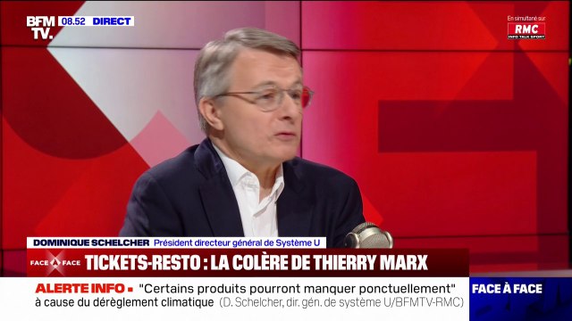 Dominique Schelcher, sur les tickets-resto: C'est une aide au pouvoir d'achat pour plein de Français, il faut leur laisser ça