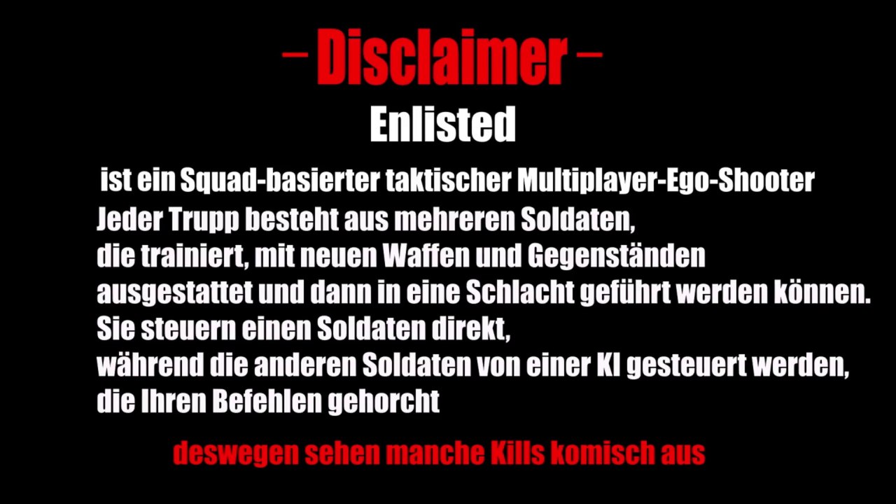 Enlisted kill montage