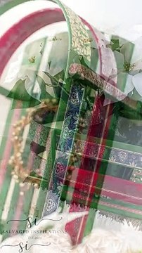 Salvaged Wood Sled Decor