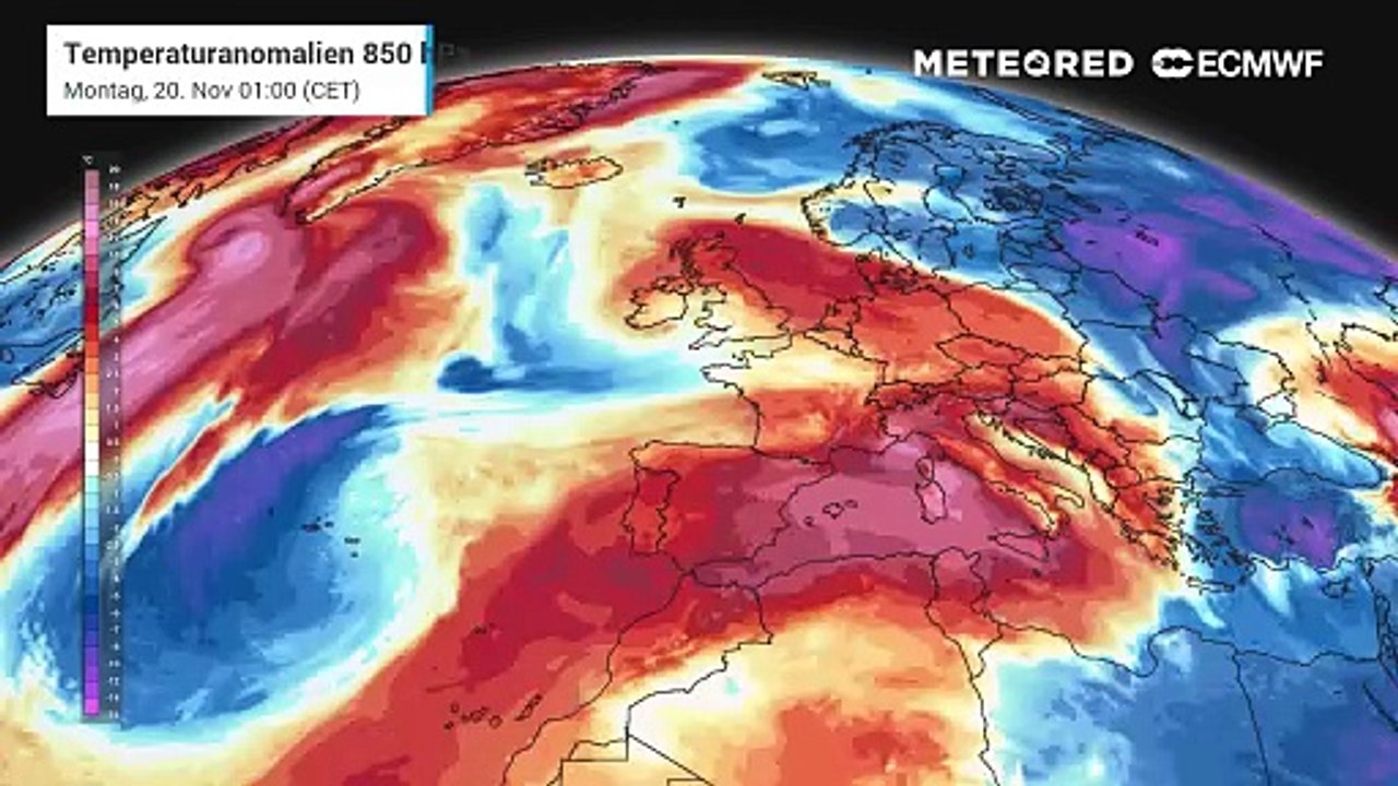 Polarluft nimmt Kurs auf Mitteleuropa! Es wird in den nächsten Tagen deutlich kälter werden!