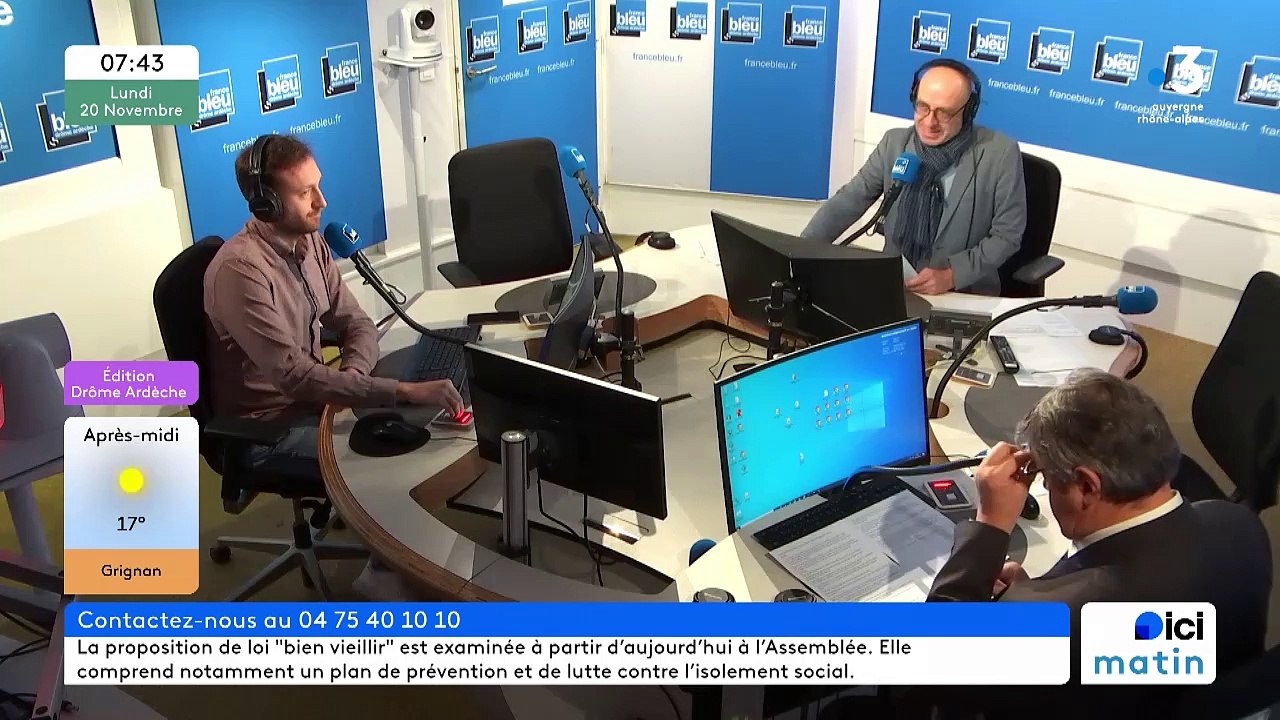 Jean-Claude Duclaux, maire d'Alixan, invité de France Bleu Drôme Ardèche