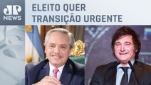 Javier Milei tem encontro marcado com Alberto Fernández