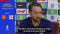 Southgate calls for higher standards from England