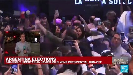 Hard-right Milei wins Argentina's president election