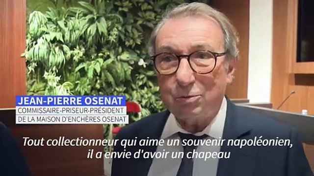 Enchères: un chapeau de Napoléon Ier s'envole à 1,932 million d'euros