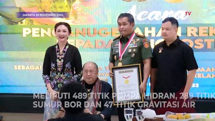 Pangkostrad Raih Rekor MURI atas Program TNI AD Manunggal Air di 825 Titik Air