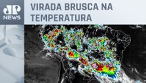 Frente fria pode causar fortes tempestades no Brasil