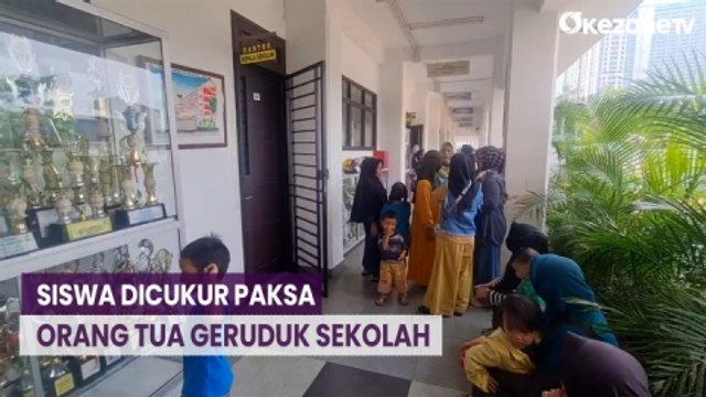 Siswa Dicukur Paksa, Orang Tua Meradang Geruduk Sekolah di Duri Kosambi