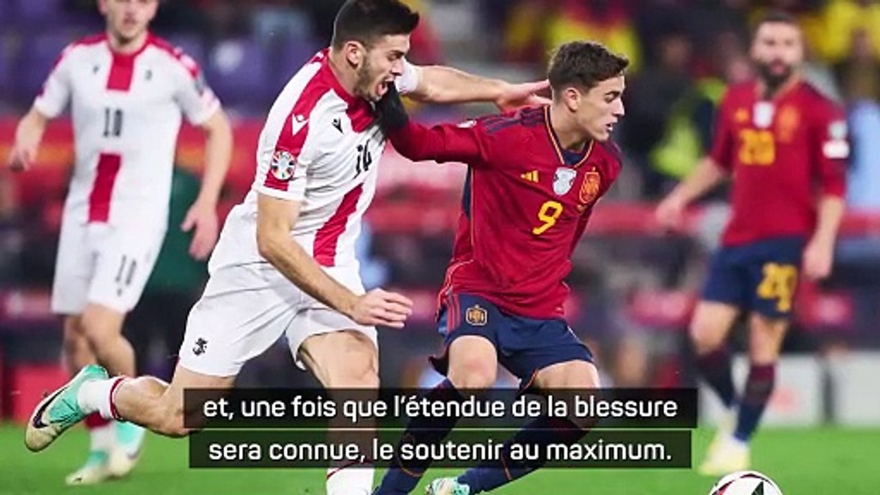 Les joueurs de la Roja inquiets pour Gavi : "Ne pas penser au pire, mais..."