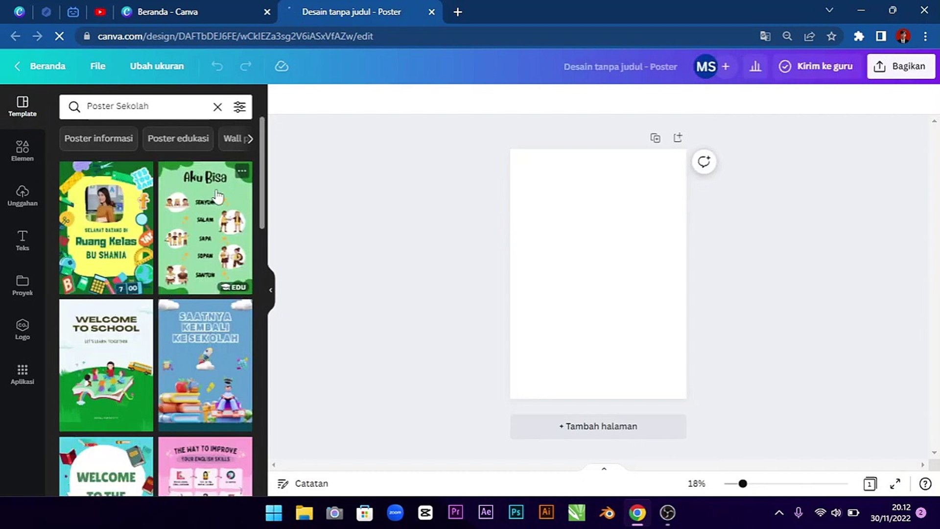 Membuat Video Promosi Grand Opening _ Canva